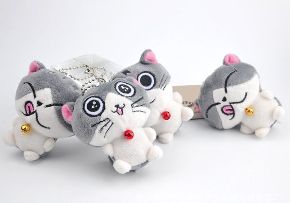 

20pcs wholesale mix stuffed plush toy doll , keychain cheese cat plush toys , kid's gift plush toys dolls