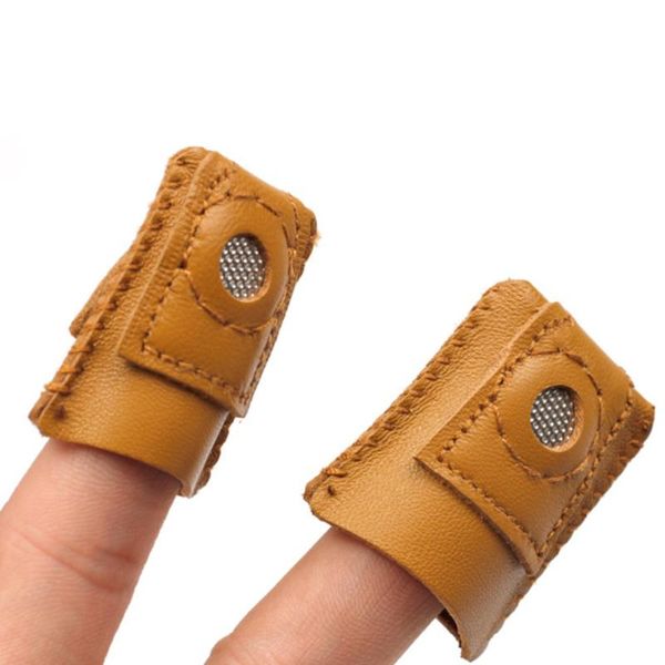 

вышивание мягкая обложка вышивки finger монет совет искусственный овчина аксессуар ручной работы лоскутное шитье инструмент наперстка рукава, Black