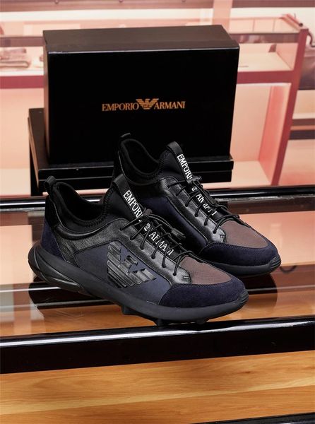 

2019 p2 luxury fashion casual men shoes, outdoor sports running men shoes original box packaging zapatos hombre, Black