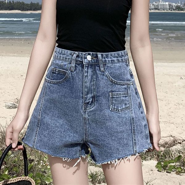 boyfriend style jean shorts