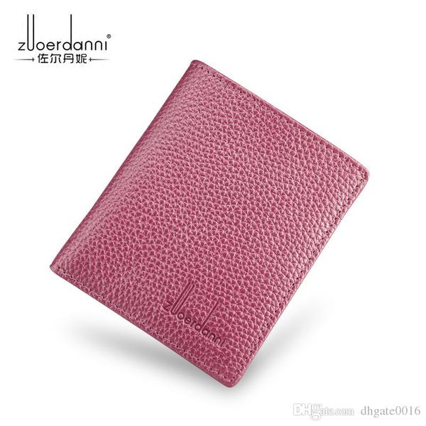 

classic business women card holder casual real leather mens wallets design man cardholder 12abcdef 35, Brown;gray