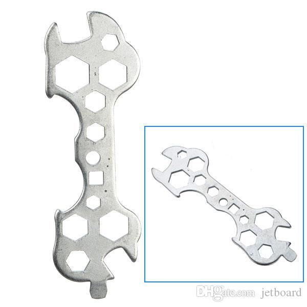 

multifunction spanner steel bicycle wrench professional kids bike repair tool bicycle mulit porous wrench