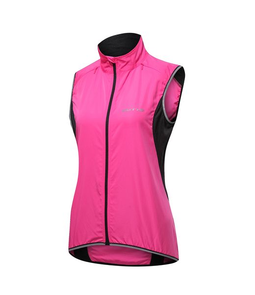 

women's cycling vest bike vest windbreaker raincoat waterproof windproof breathable pink purple color, Black