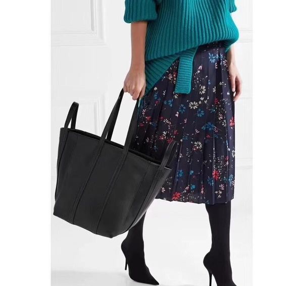 

2018 new fashion women bag genuine cowhide leather supper star same style women big tote bag dhl ing