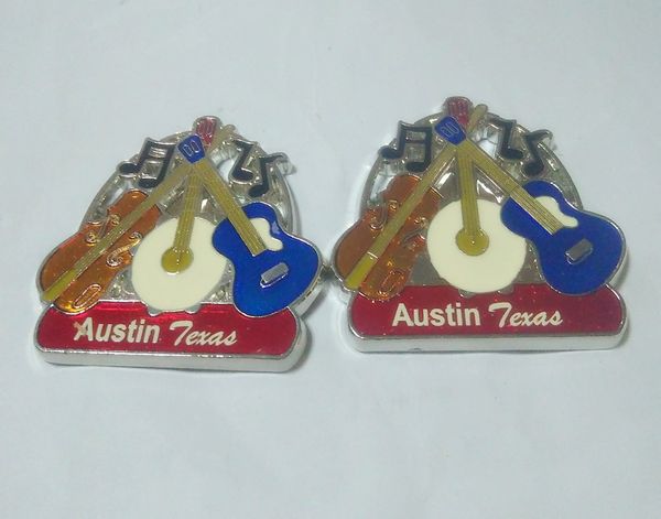 

оптовое выдвиженческое украшение сувенира подгонянная изготовленная на заказ гитара моделируя магнит холодильника металла, Silver