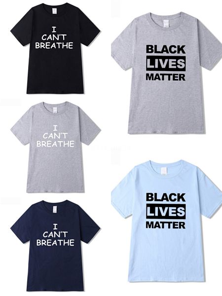 

i cant breathe2020 summer new fashion designer mens grey t shirts ~ us size tshirts oversize ~ mens designer short sleeve t #54, White;black