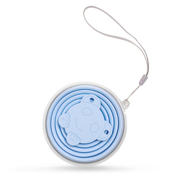 

250ml stainless steel silicone folding cup with lanyard / dustproof cover lid outdoor coffee cups retractable travel copa