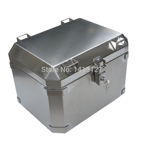 

portable stainless steel toolcase home storage tool box tool packaging equipment transport box motorcycle rear tail trunk
