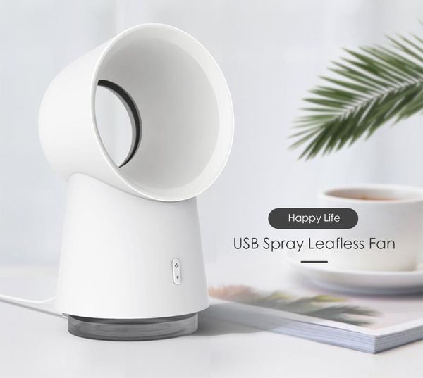 

applicable to xiaomi excellent products 3 in 1 mini cooling fan without blade deskfan fog humidifier led lights 3 speed adjustable outdo