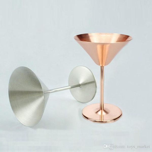 

2017 розовое золото бокалы из нержавеющей стали бокал мартини маргарет кубок кубок бокал коктейль красное вино