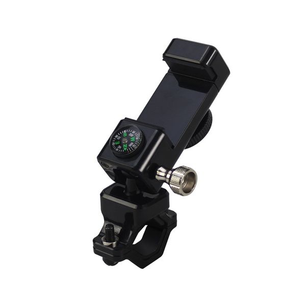 

multi function bicycle mobile phone bracket riding waterproof navigation frame compass with light