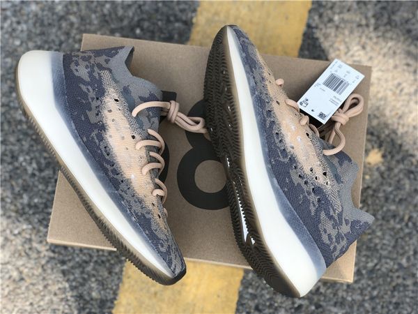 

лучшие аутентичный kanye west 380 mist чужих кроссовок оттенки оливок и tans 3m reflective мужчины женщина спорт кроссовки fx9764 с коробкой