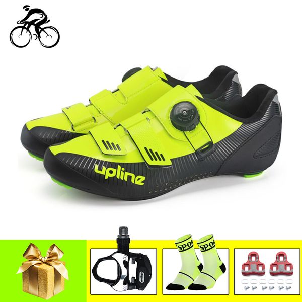 

cycling footwear road bike shoes men sapatilha ciclismo breathable sneakers pedals outdoor self-locking racing bicycle, Black