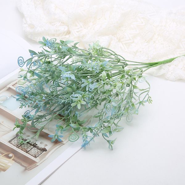 

home decoration artificial bluegrass fake plant plastic flower for wedding decor