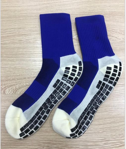 

foot soles, non-slip football socks, square rubber, wear-resistant, towel bottom, Black