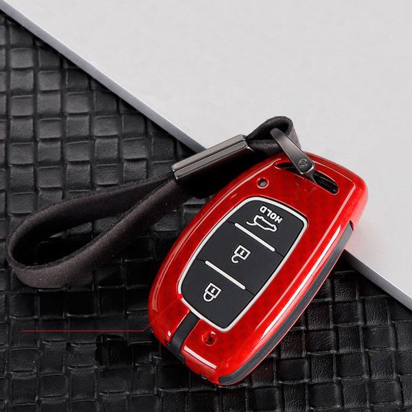 

zinc alloy+silica gel car key case full cove for ix25 ix35 i20 i30 i40 hb20 santa fe creta solaris 2017 auto acessories