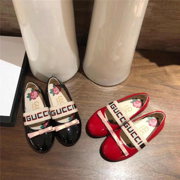 

2019 new children's princess casual shoes 0190605#02, Black;red