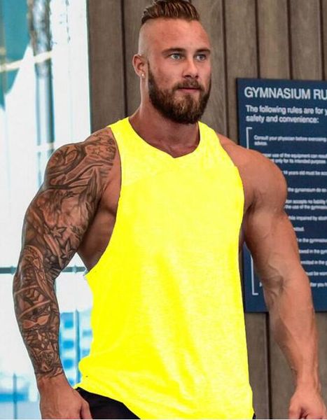 2020 2019 Muscleguys Brand Bodybuilding Stringer Tank Tops Men