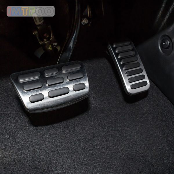 

stainless steel non-slip at accelerator pedal brake pedal cover kit for elantra avante 2016 2017 accessories car styling