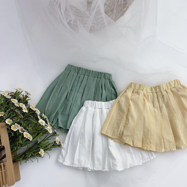 

2020 new wholesale baby girls draped skirt summer kids girls skirts 1-7t