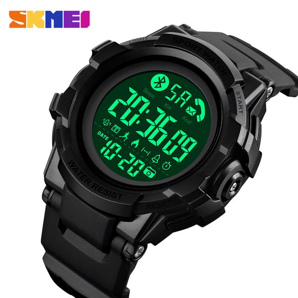 

skmei fashion smart watch men bluetooth wrist smartwatch mens call app message reminder reloj inteligente for huawei xiaomi 1501, Slivery;brown