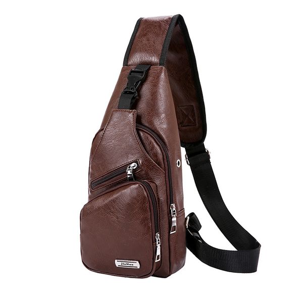

pink sugao waterproof crossbody bag men casual chest bags outdoor travel bags shoulder bag high pu cross body bags