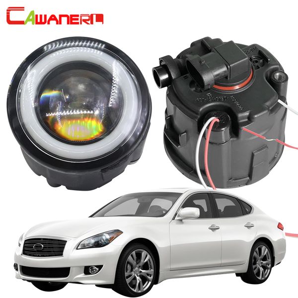 

cawanerl for infiniti m m25 m37 m56 2011 2012 2013 car led fog light angel eye drl daytime running light white 30w 12v 2 pieces