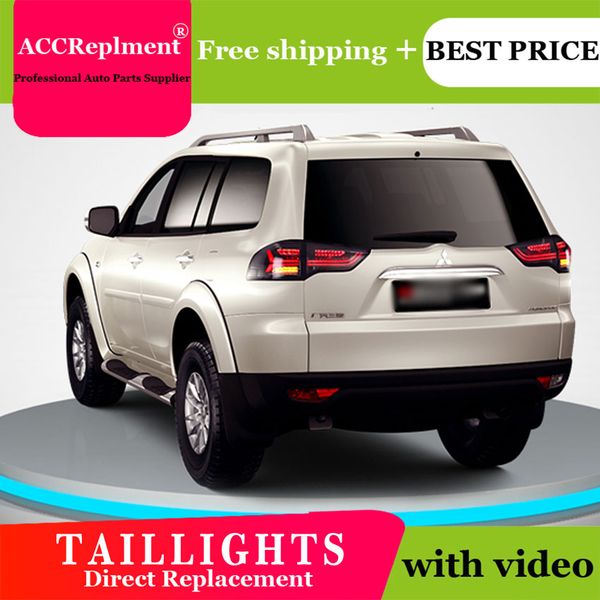 

4pcs car styling for mitsubishi pajero taillights 2011-2018 for pajero led tail lamp+turn signal+brake+reverse led light