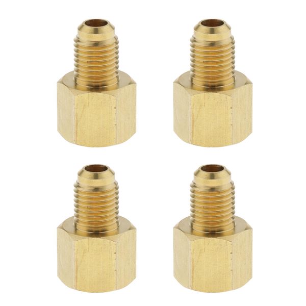 

4pcs 1/4'' sae ag to g1/4'' ig brass nitrogen regulator adapter replacement