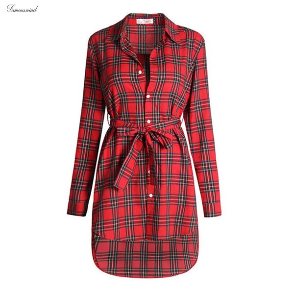 

женское платье с длинным рукавом vintage а0535 офиса платья кнопки sexy нерегулярное клетчатые рубашки платья женщин дизайнер одежды, Black;gray