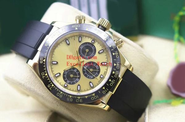 

горячая распродажа качественные часы 40 мм 116518ln 116508 116503 керамическая рамка азиатских 2813 автоматические механические мужские нару, Slivery;brown