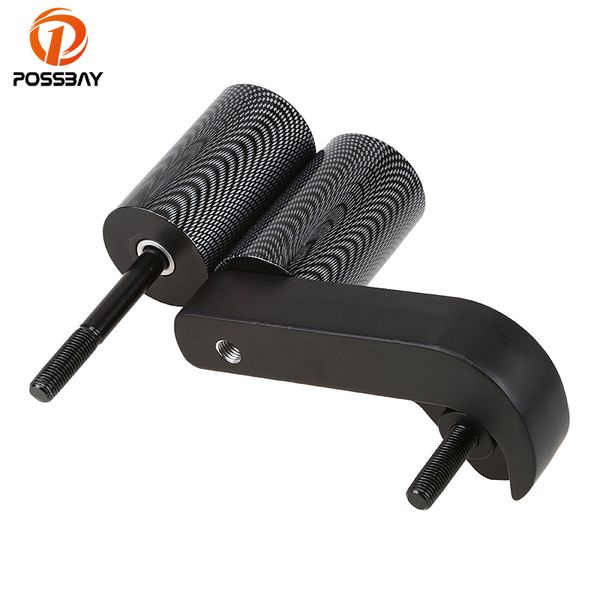 

possbay carbon fiber/black motorcycle frame slider with mounting bolts for gsxr 600 750 2006-2008 anti crash pad
