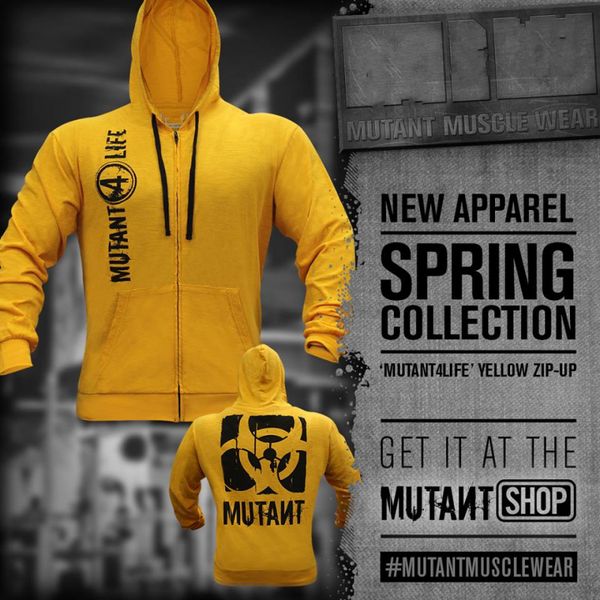 

2019 new mutant men gyms hoodies gyms fitness bodybuilding sweatshirt pullover sportswear male workout hooded jacket clothing, Black