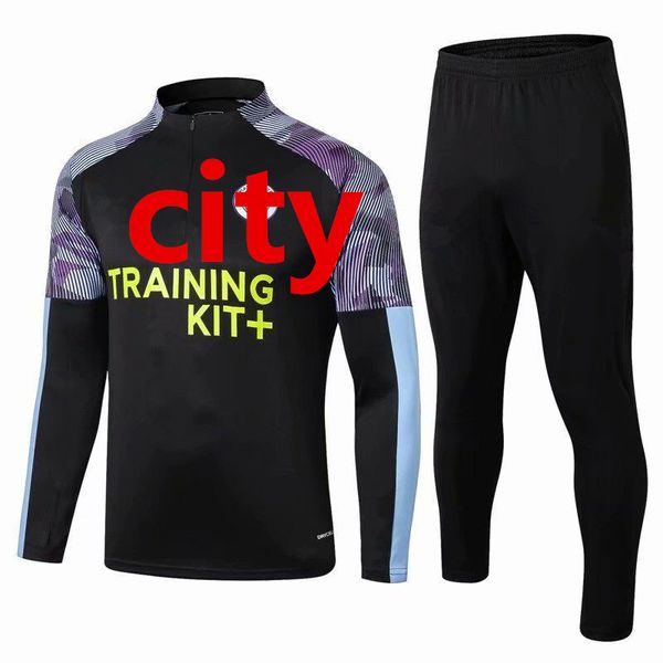 

2019/2020 manchester soccer jacket training suit chandal futbol 19-20 city KUN AGUERO KOMPANY DE BRUYNE football maillot de foot tracksuit