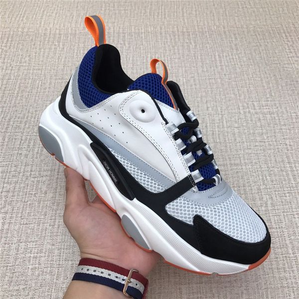 

couple luminous mesh shoes wild thick soles increased sneakers breathable luxury casual shoes sneakers ladies running shoes plus size:47, Black