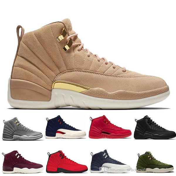 

12 12s Gym red WNTR mens Basketball shoes Michigan International Flight College Navy Flu Game Taxi The Master men sports sneakers designer