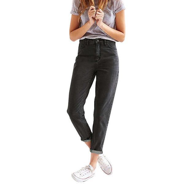 

high waisted ripped jeans for women pants plus size skinny jeans denim boyfriend elastic slim stretch pencil trousers 0417, Blue