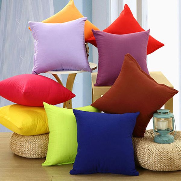 

simple fashion square throw home decorative case waist cushion