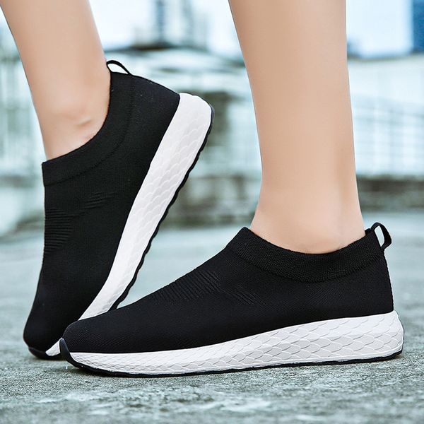

muqgew shoes women outdoor knit lightweight mesh sneakers breathable fashion running shoes zapatos deportivos de mujer #0801