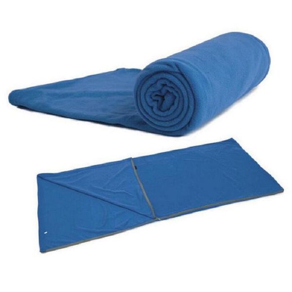 Wholesale caminhadas lã saco de dormir camping ao ar livre viajando ultra-luz multifuncional portátil portátil bolso de dormir quente frete grátis