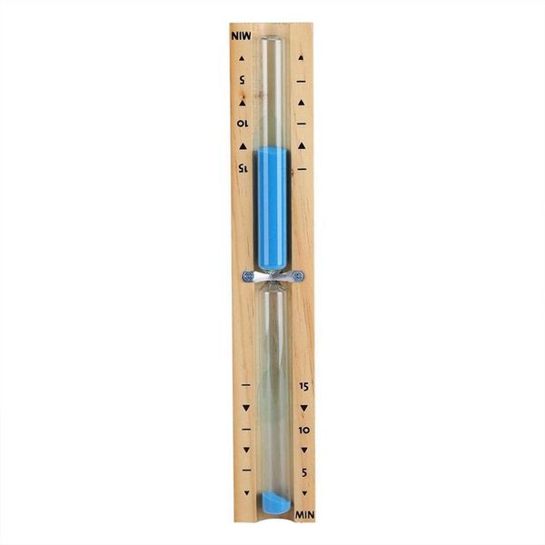 

15 minute timer sauna hourglass wall rotating sand timer countdown clock 15 minute (blue