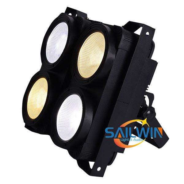 ILLUMINAZIONE DELLA FASE CINA Bianco caldo 2in1 quattro occhi 4x100w led pubblico accecatore pannocchia pubblico Luce Studio Pubblico Par Luce per Bar discoteca KTV Matrimonio