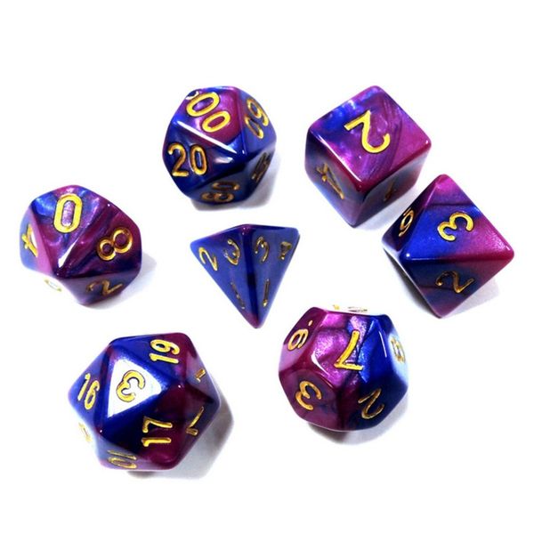 

42pcs polyhedral dice dice for dungeons and dragon board game dice 6 sets 7 dices body shapewear