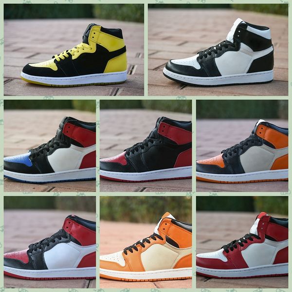 

nike air jordan 1 retro aj1 hot 1 og top 3 bred royal blue середина зайца мужская уличная обувь для мужчин