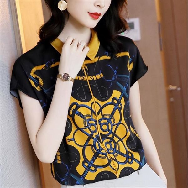 

short genuine 20 summer women's printed slim mulberry t-shirt short genuine silk 20 summer women's printed slim mulberry silk shir, White