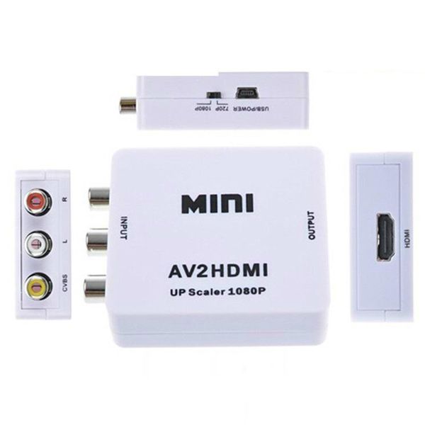 

2019 hdmi transmitter mini av to hdmi video converter box rca av cvbs to hdmi adapter for hdtv tv