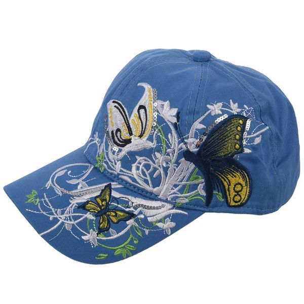 

women cotton flower baseball hat snapback gorras hat cap blue, Black;white