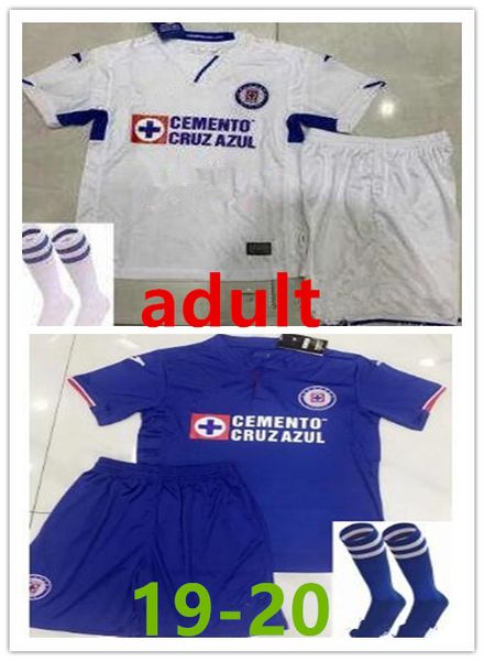 

19 20 cruz azul jer ey kit occer home blue montoya mexico club cruz azul away white football hirt kit 2019 2020 hernandez