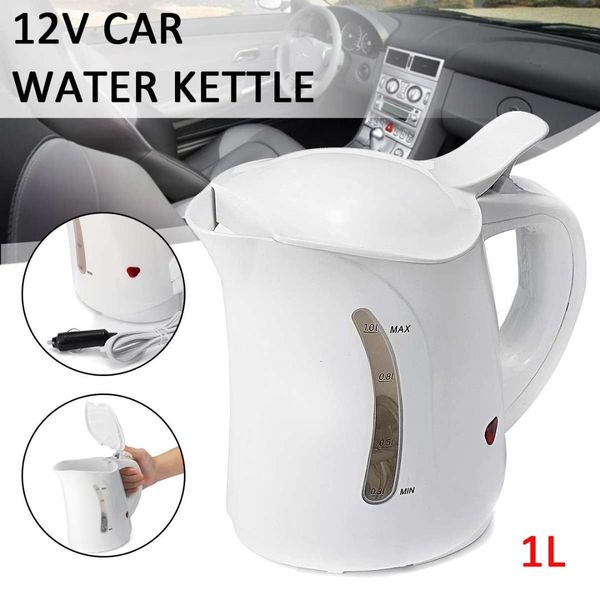 

1000ml 12v car kettle portable water heater travel auto for coffee stainless steel large capacity vehicle boat caravan