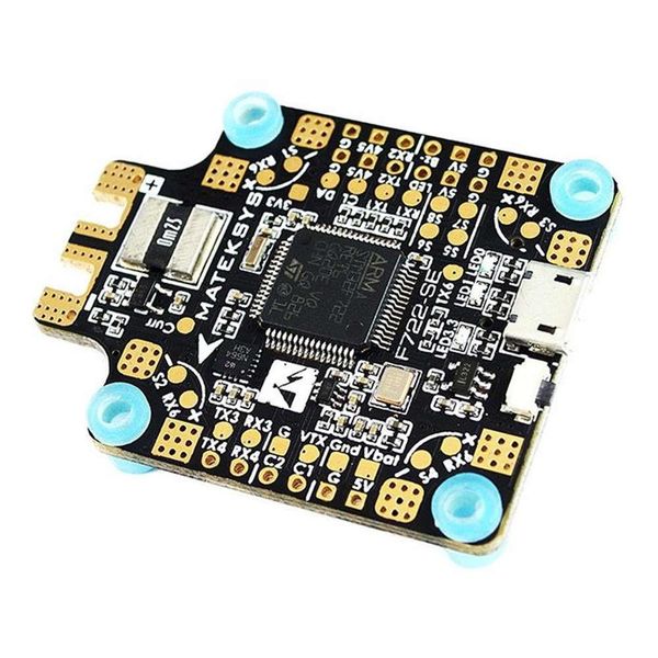 Sistema Matek F722-SE OSD Controlador de voo PDB 5V / 2A Bec Dual Gyro / Acc para Drone de Racing FPV